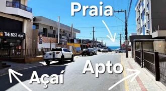 Apartamento com 1 Dormitório e Vista para o Mar na Praia de Bombas