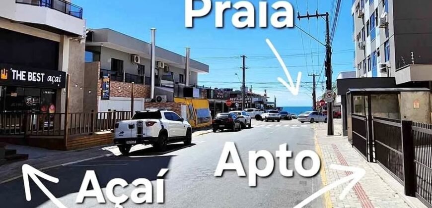 Apartamento com 1 Dormitório e Vista para o Mar na Praia de Bombas